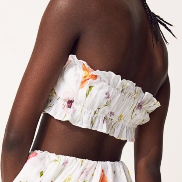 H&M Wildflower Collection Top, Size XS/S - Picture 3 of 3